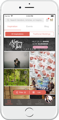 Bridestory App home